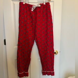 Lands End Flannel Penguin Sleep Pants